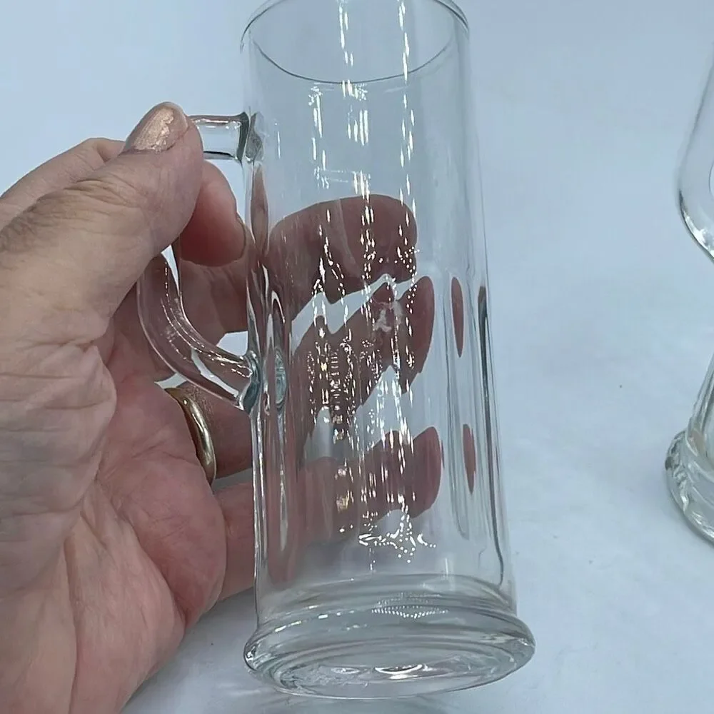 Libbey Frankfurt beer shooters, set of 2.